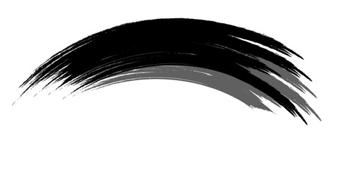 Brush strokes templates, vector grunge paintbrush