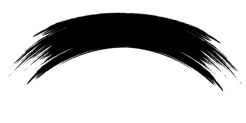 Brush strokes templates, vector grunge paintbrush