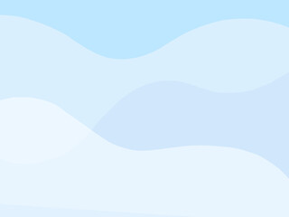 雲の背景　穏やかな波の空のイメージのイラスト