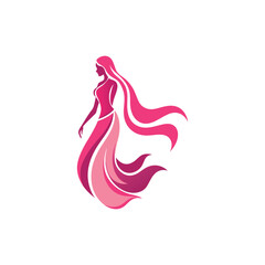 Women's fashion logo design vectors 
