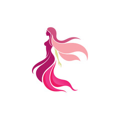 Women's fashion logo design vectors 