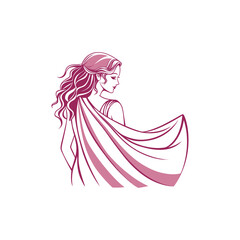 Women's fashion logo design vectors 