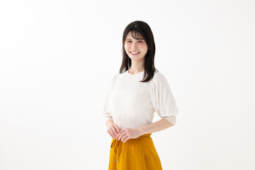 爽やかな笑顔の女性