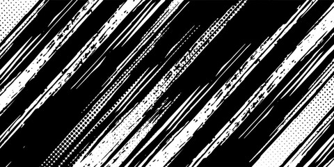 Dots halftone white and dark blue vector line color pattern gradient grunge texture background. grunge brush strokes ink paint isolated on white background. modern