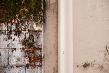 peeling paint on a wall