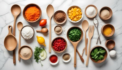 spices on spoons