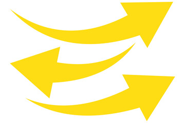 set of curve arrows