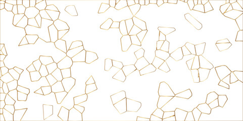 Abstract golden hexagon graphic ornament. arabian Stylish Seamless pattern on white background. Creative design. Design for book, notebook and calendar covers. high quality textile design, vector .	