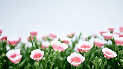 Pink and White Flowers in Soft Focus