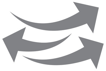 set of curve arrows