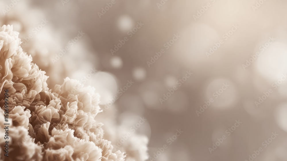 Aufkleber a close-up view of soft, textured fibers with a blurred background, creating a calm and soothing atm