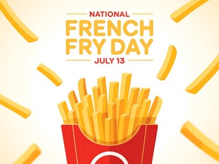Celebrate national french fry day july thirteenth with a deliciously illustrated treat