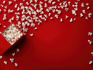 Red Popcorn Box: Movie Night