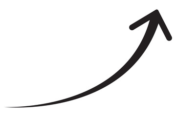wavy curved Long arrow icon. long line arrow vector. flat style Arrow symbol. arrow on a transparent background. vector illustration. blue long arrow, curve green arrow icon vector for your apps, web