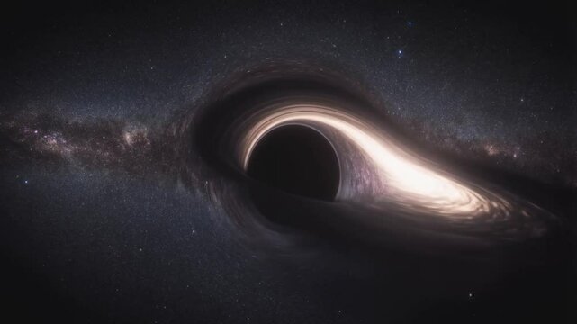 Black hole, seamless looping overlay, 4k video