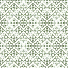 Elegant Vintage Tile Pattern with Floral Geometric Motif – Seamless Vector Design

