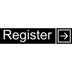 Obraz premium Register Vector Icon