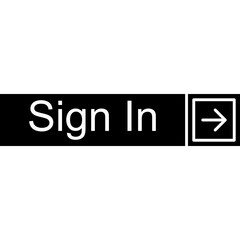 Obraz premium Sign In Vector Icon