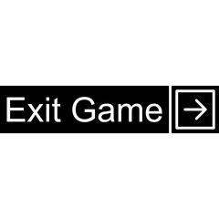Exit Game Vector Icon