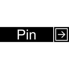 Pin Vector Icon