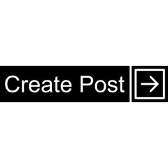 Create Post Vector Icon