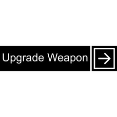 Fototapeta premium Upgrade Weapon Vector Icon
