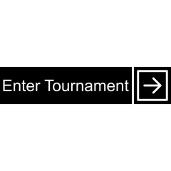 Fototapeta premium Enter Tournament Vector Icon