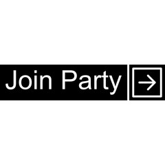 Join Party Vector Icon