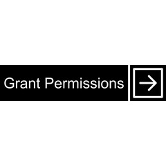 Grant Permissions Vector Icon