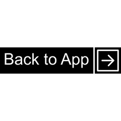 Fototapeta premium Back to App Vector Icon