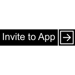 Invite to App Vector Icon