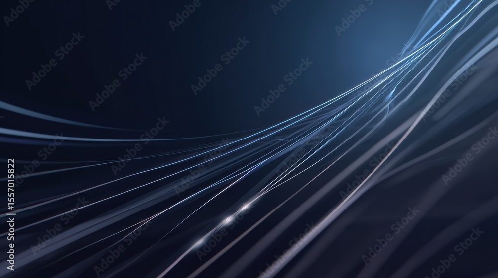 Poster abstract lines of light creating a dynamic and futuristic background with smooth motion effects.