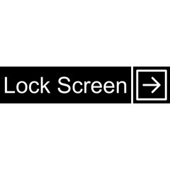 Lock Screen Vector Icon