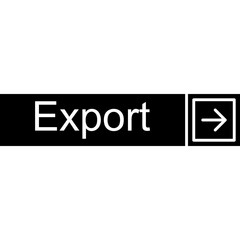Obraz premium Export Vector Icon