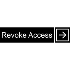 Revoke Access Vector Icon