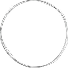Hand-drawn Circle transparent Background
