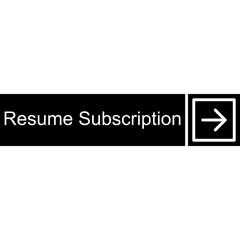 Resume Subscription Vector Icon