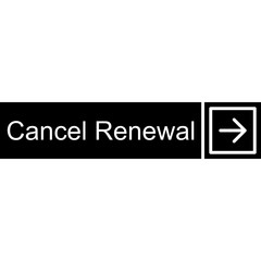 Obraz premium Cancel Renewal Vector Icon