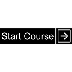 Fototapeta premium Start Course Vector Icon