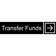 Fototapeta premium Transfer Funds Vector Icon