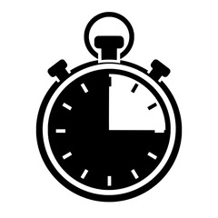 Precision Timing: A stopwatch meticulously captures a moment in time, rendered in a minimalist aesthetic, emphasizing efficiency and exactness.