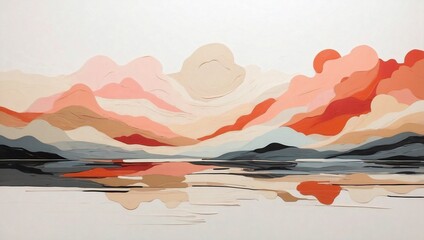 Still Horizon Divides Earth and Silence