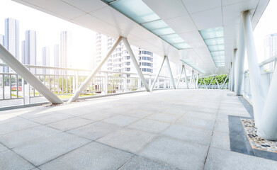 Structure of the pedestrian overpasses