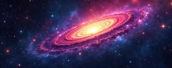 Breathtaking Swirling Nebulae and Galaxies A Cosmic Expanse Illustrating the Universes Immense Scale and Density
