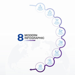 8 process infographic.