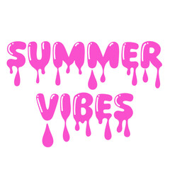 Summer vibes editable text effect vector image,minimalist and modern text,isolated on white background,can be for poster ideas or decoration