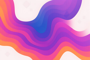 Colorful Wavy Gradient Background – Abstract Pink Purple Orange Flow Design