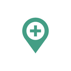 Find Nearby Healthcare Medical Location Finder Plus Icon
