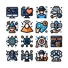 social media icons