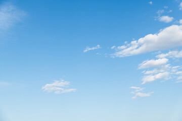 Fototapeta premium Blue sky with white clouds
